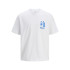 Camiseta Jack and Jones Jorsnake Homem Branco Brilhante