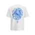 Camiseta Jack and Jones Jorsnake Homem Branco Brilhante