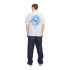 Camiseta Jack and Jones Jorsnake Homem Branco Brilhante