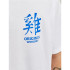 Camiseta Jack and Jones Jorsnake Homem Branco Brilhante