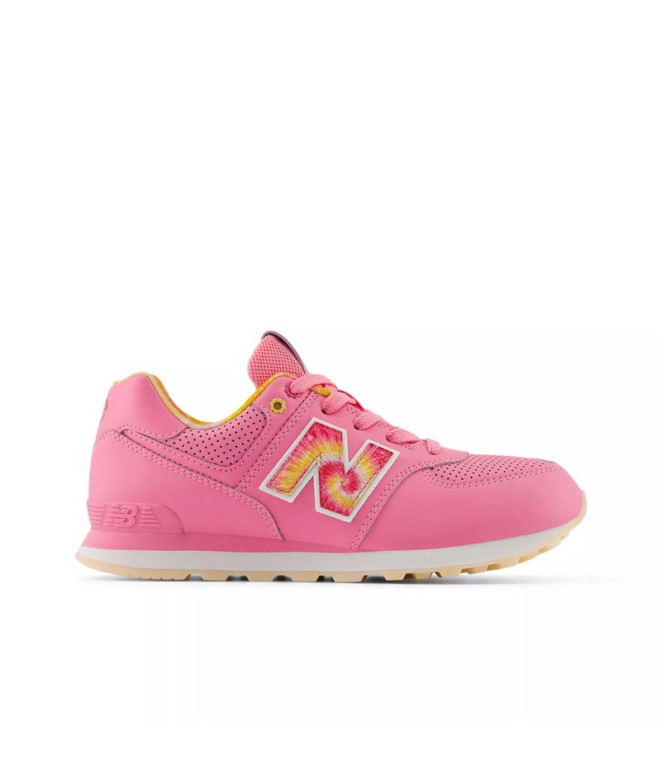 Sapatilhas New Balance Infantil 574 Sinal cor-de-rosa