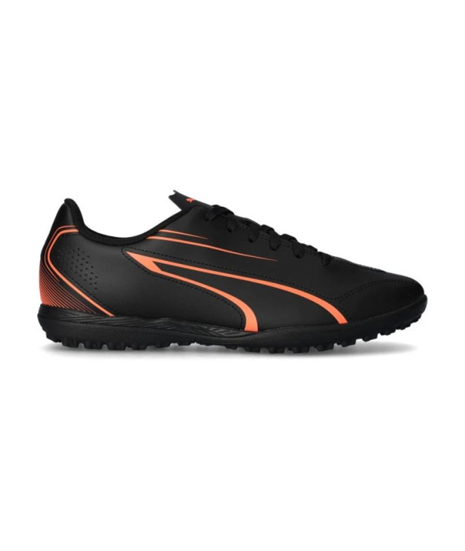 Zapatillas de Fútbol sala Puma Vitoria Tt, Black Glowing Red, Hombre