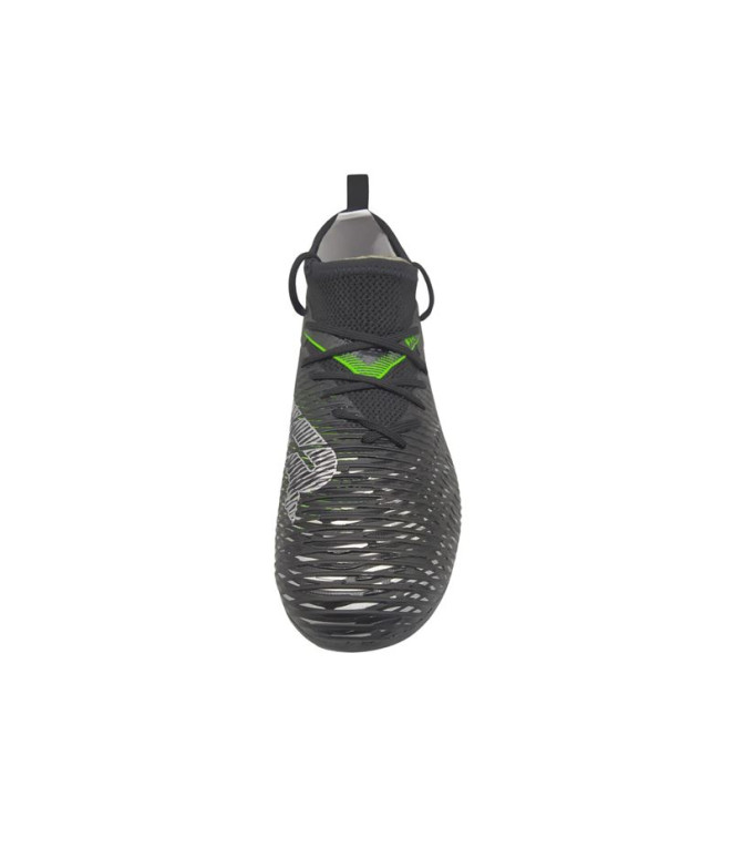 Botas de fútbol Puma Future 8 Match Fg/Ag - Silver-Fluo Green Infantil