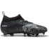 futebol Botas de Puma Future 8 Match Fg/Ag - Prata-Fluo Verde Infantil