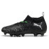 football Bottes de Puma Future 8 Match Fg/Ag - Argent-Vert fluo Enfant