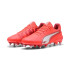 Botas de fútbol de Fútbol Puma King Ultimate Mxsg Rojo brillante/Blanco/Rojo fuego