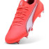 Botas de fútbol de Fútbol Puma King Ultimate Mxsg Rojo brillante/Blanco/Rojo fuego