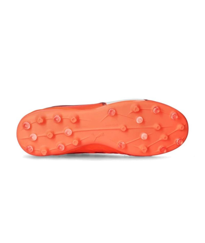 Botas de fútbol  Puma King Match Mg,Glowing Red...