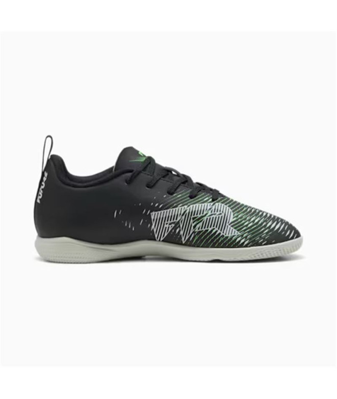 Botas de Fútbol Puma Future 8 Play It Infantil Negro/Plata