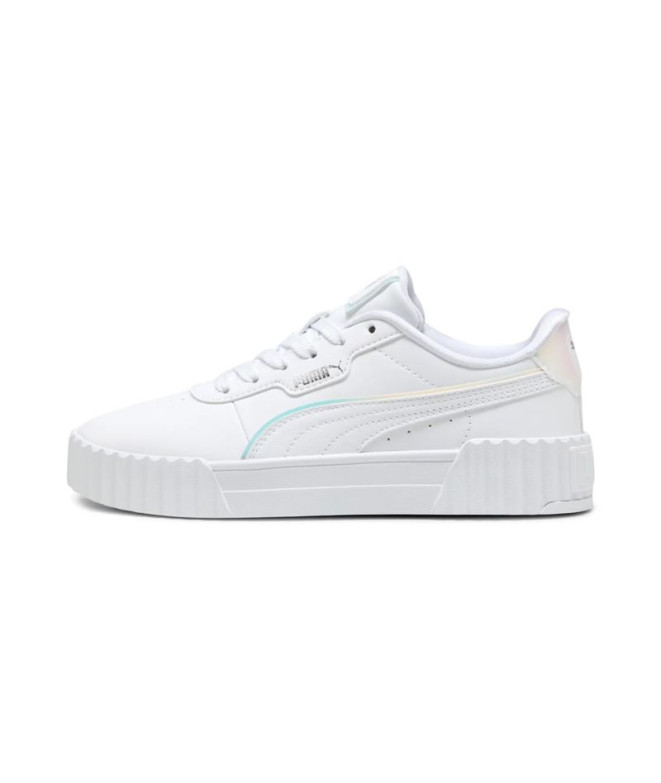 Zapatillas Puma Carina 3.0 Holo 2.0, Whi Niña