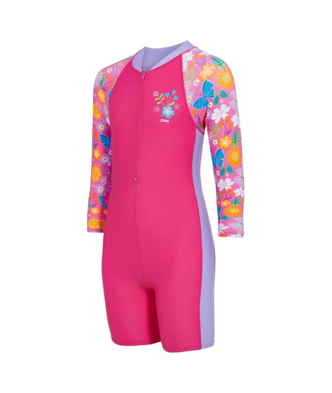 Maillot de bain Natation de Zoggs Long Sleeve All In One Fille