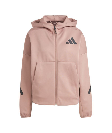 Moletom adidas Mulher Z.N.E. Fz Rosa