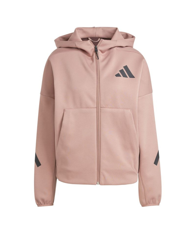 Moletom adidas Mulher Z.N.E. Fz Rosa