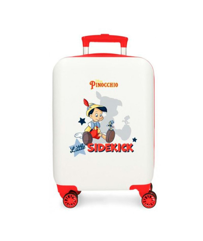 Valise Disney Abs 50 Cm 4R Pinocchio & Little Sidekick Blanc