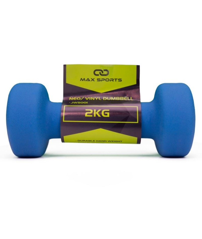 Mancuernas Neoprene 2KG Enebe Azul claro