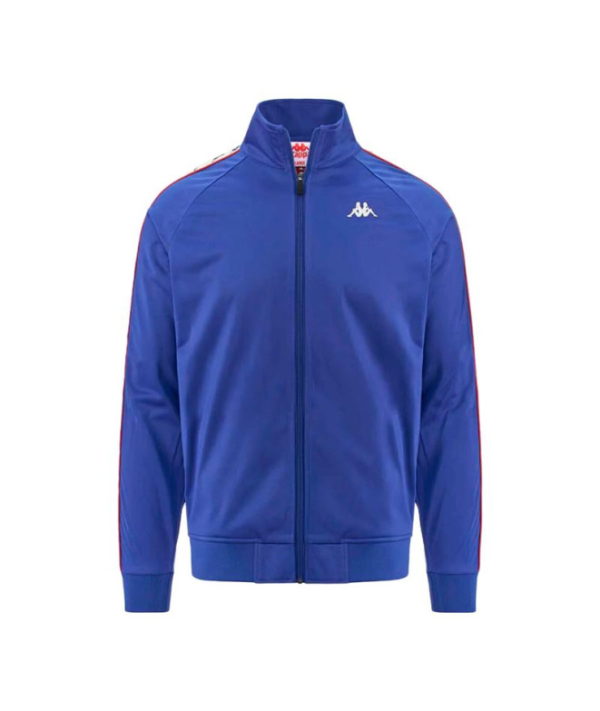 Chaqueta Kappa Anniston Slim 222 Hombre Blue Royal/White Antique/Red