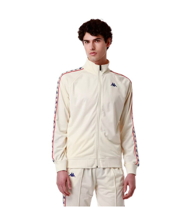 Casaco Kappa Homem Anniston Slim 222 Branco...