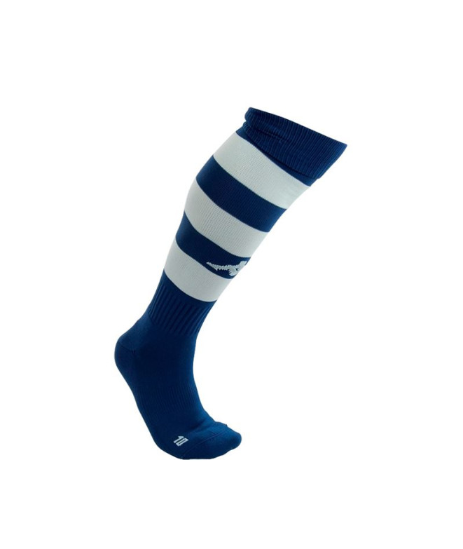 Medias Fútbol Kappa Lipeno X3 Blue Marine/White