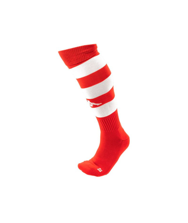 Medias Fútbol Kappa Lipeno X3 Red Crimson/White