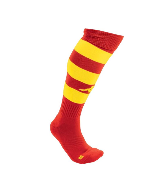 Medias Fútbol Kappa Lipeno X3 Red Crimson/Yellow