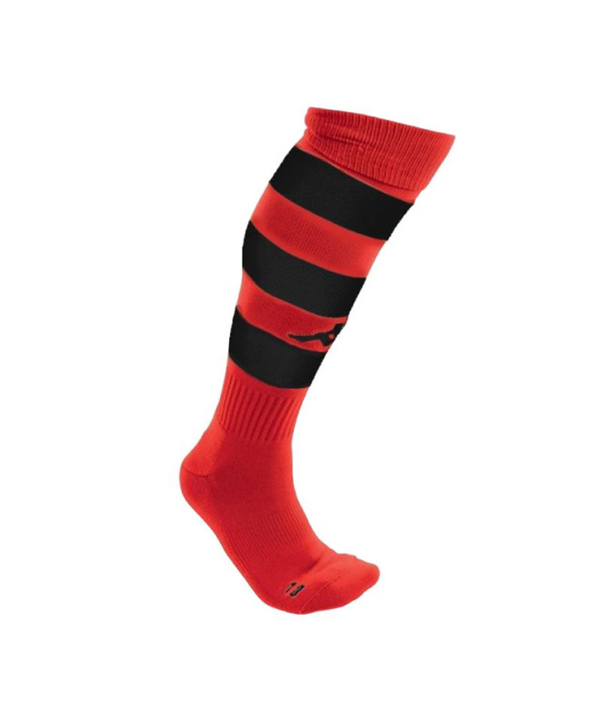 Medias Fútbol Kappa Lipeno X3 Red/Black