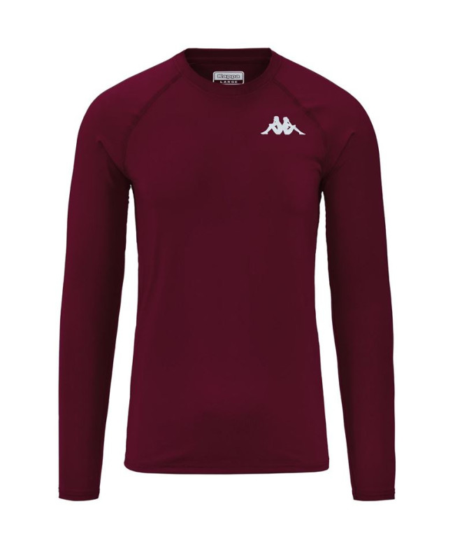 Camiseta Fútbol Kappa Vurbat Undershirt Ls Hombre Red Grenata