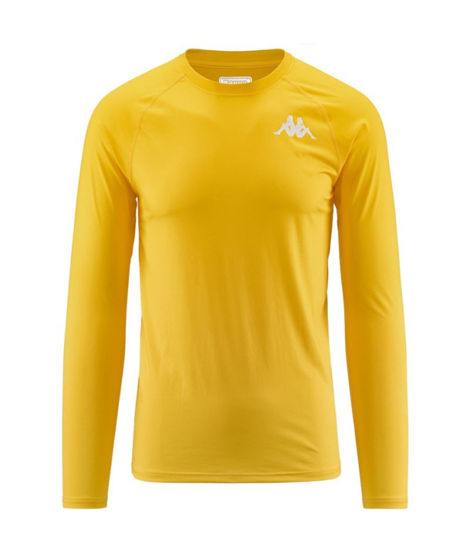 T-shirt Football Kappa Homme Maillot de corps Vurbat Ls Jaune Chrome