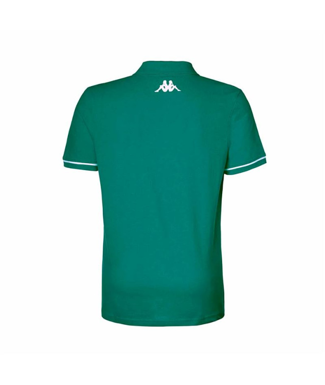 Polo Kappa Homem Barli Verde/Branco