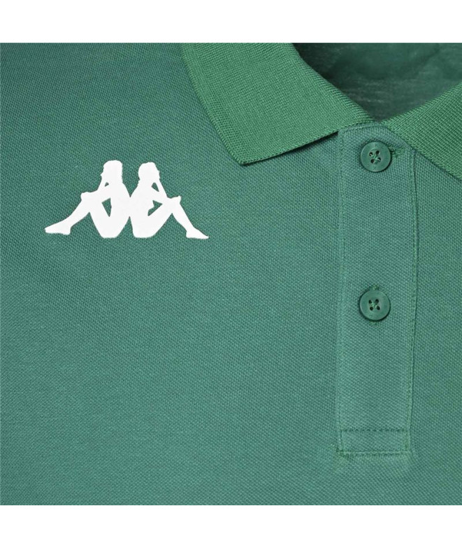 Polo Kappa Homem Barli Verde/Branco