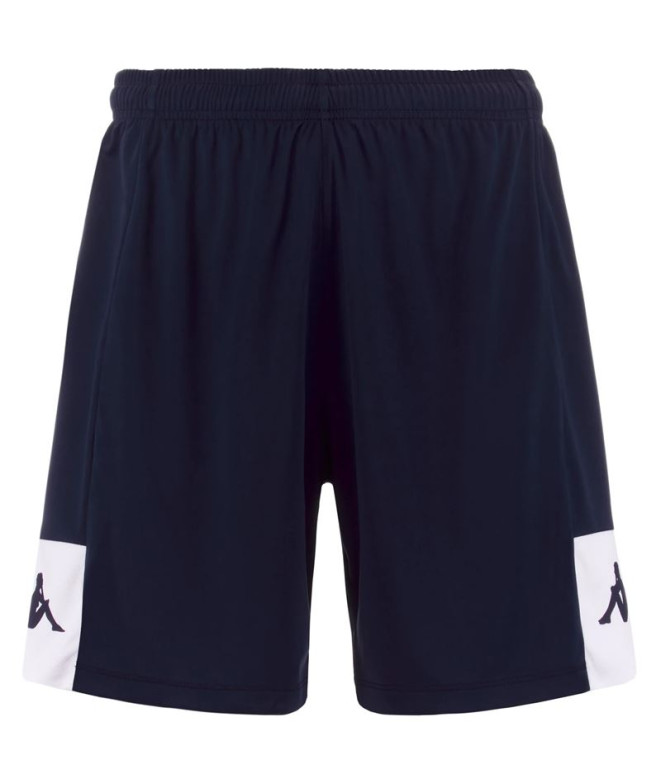 Calça Futebol Kappa Homem Daggo Azul Marinho/Branco