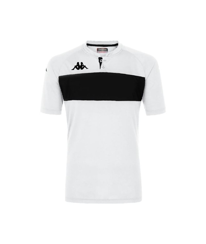 Polo Fitness Kappa Dalto Hombre White/Black