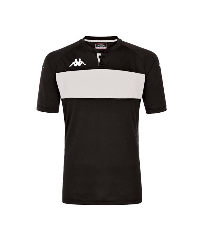 Polo Fitness Kappa Dalto Hombre Black/White