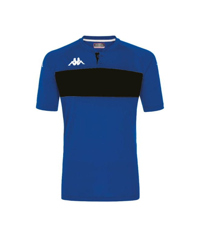 Polo Fitness Kappa Dalto Hombre Blue Sapphire/Black