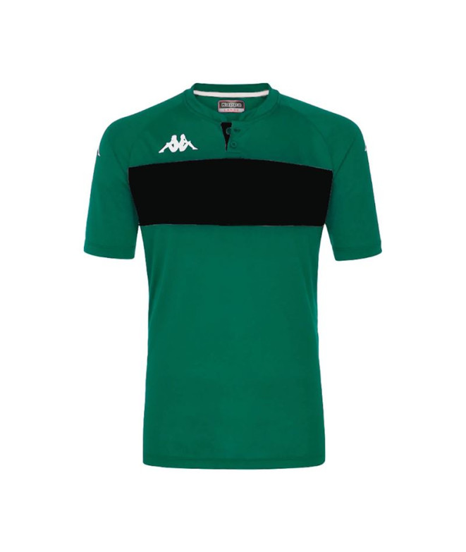 Polo Fitness Kappa Dalto Hombre Green/Black