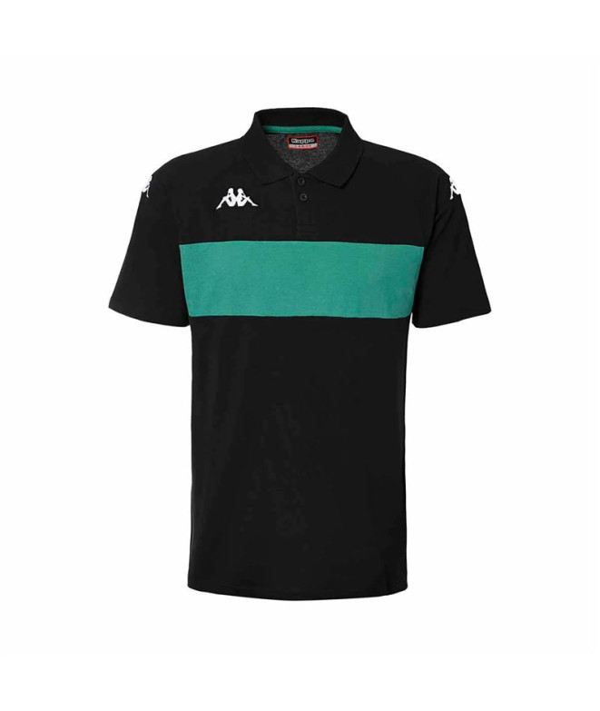 Polo Kappa Homme Dianetti noir/vert