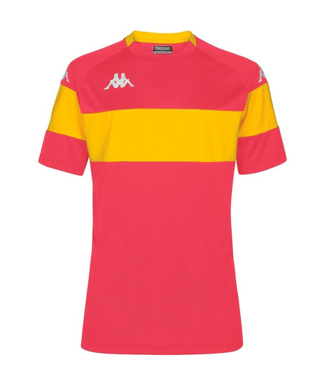 Camiseta de Fútbol Kappa Dareto Hombre Red/Yellow Chrome