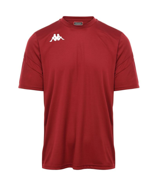 Camiseta Futebol Kappa Homem de Dovo Red Granata