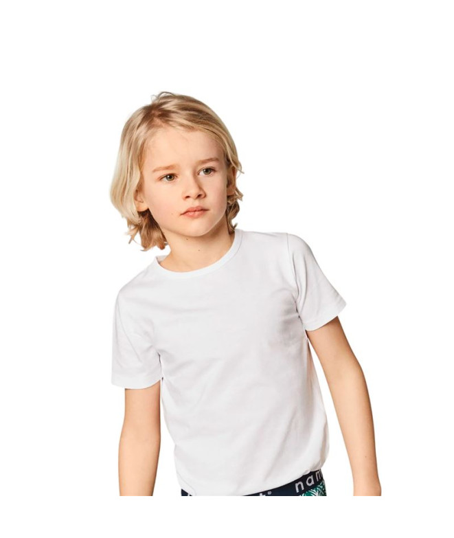 Camiseta Name it mt- Slim 2P Bright White Infantil