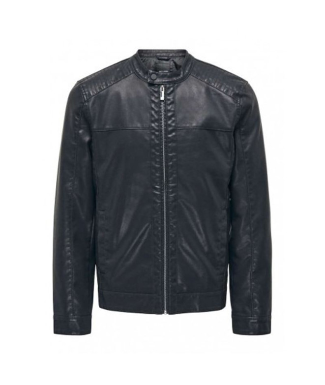 Casaco Only & Sons mike Pu Racer Homem Preto