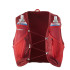 Chaleco de Running Salomon Active Skin 12 Set Red Dahlia/High Risk