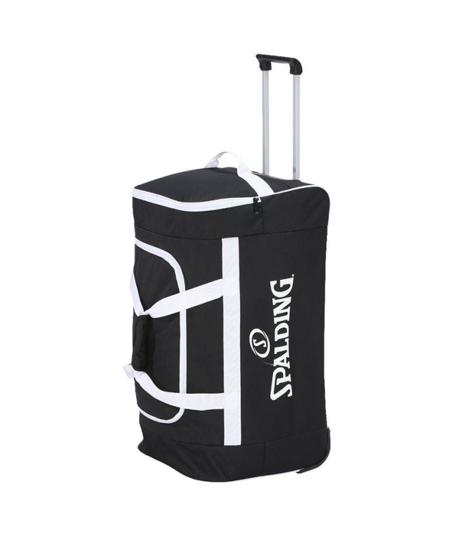 Bolsa Basquetebol Spalding Unissex da Team Trolley Preto/Branco 80 L