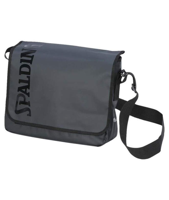 Bolsa Basquetebol Spalding Unissex por Premium Sports Messenger Bag Preto 15 L