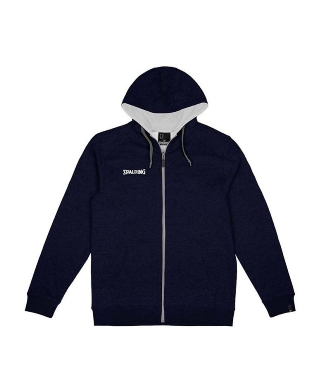 Chaqueta de Baloncesto Spalding Flow Hoody Zipper Hombre Azul Marino