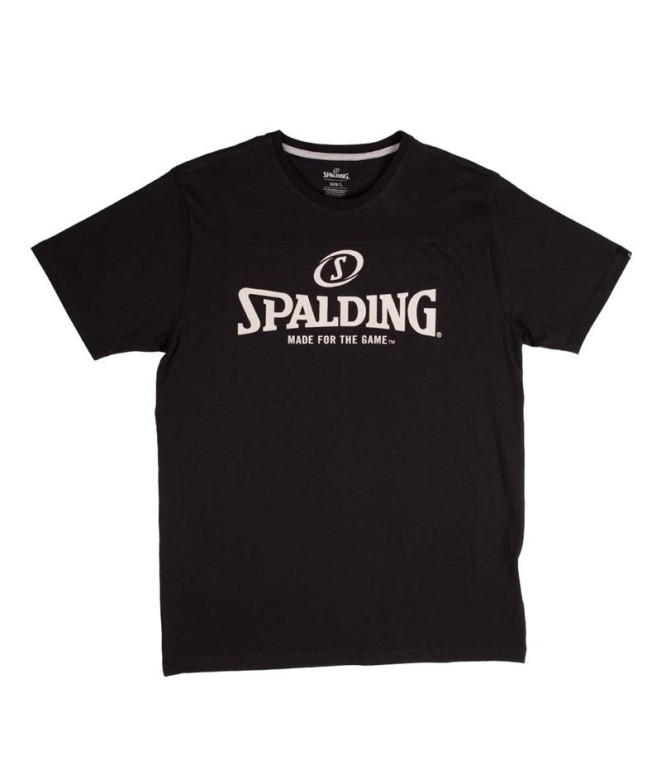 Camiseta de Baloncesto Spalding Essential Logo infantil Black