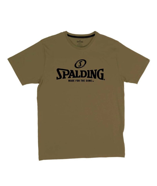 Camiseta de Baloncesto Spalding Essential Logo infantil Khaki