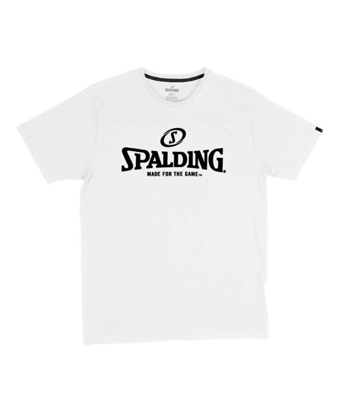 Camiseta de Baloncesto Spalding Essential Logo infantil White