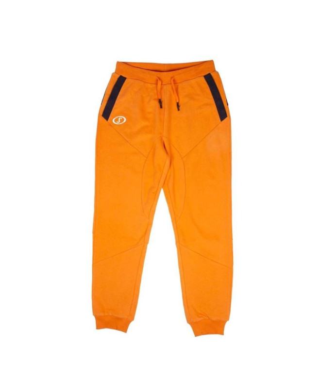 Calça Basquetebol Spalding Unissex de Funk comprido laranja ocre/marinho