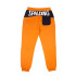 Calça Basquetebol Spalding Unissex de Funk comprido laranja ocre/marinho