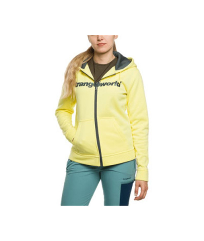 Veste Trangoworld Femme Liena Jaune/Gris