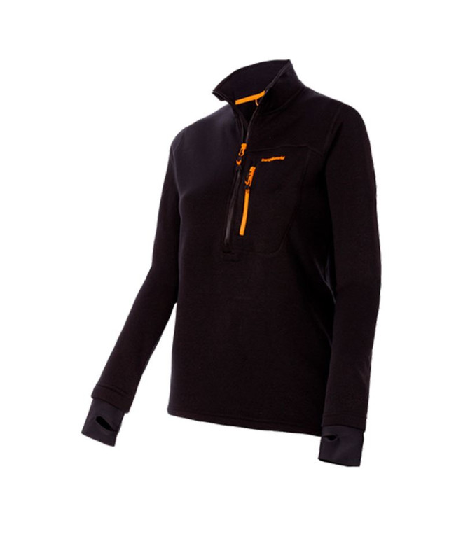 Sudadera de Montaña Trangoworld Trx2 Stretch Pro Mujer Negro